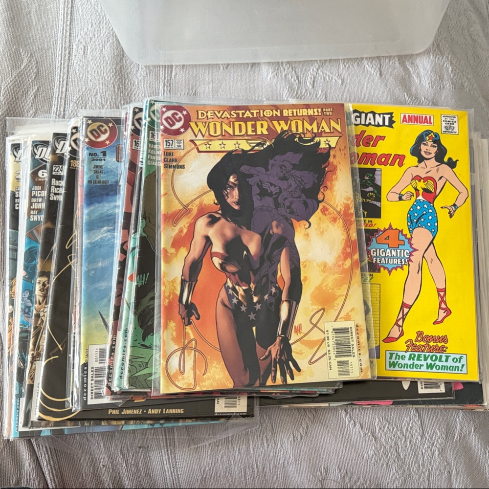 Set of 36 Wonder Woman Comic Book Collection